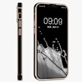 Miniatyrbillede 3 af 4: Beskyttelseshætte til iPhone 12 Pro Max - E.F.CONNECTION - Sort - Fleksibel - Guldkant - 2 Tempered glas Svart