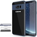 Miniatyrbild 1 av 4: Skyddande Fodral - E.F.CONNECTION - Samsung Galaxy S8 Plus - Silikon - Stötsäker - Mörkblå Matt Mörkblå Matt