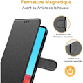 Miniatyrbillede 3 af 4: Beskyttelsesetui til OPPO Find X5 Lite Sort - E.F.CONNECTION - Kortholder - 360 graders beskyttelse Svart