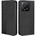 Miniatyrbillede 1 af 4: Coque - Xiaomi - 13T/13T Pro - PU Læder Sort - Video Støtte - Elegant Svart