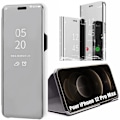 Miniatyrbillede 1 af 4: Beskyttelsescover til iPhone 12 Pro Max - E.F.CONNECTION - Spejleffekt - Sølv - Stiv Silver