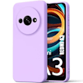 Miniatyrbild 1 av 4: Fodral till Xiaomi Redmi A3 - Liquid Silicone Protection Matt Effekt Lila