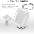 Miniatyrbillede 5 af 6: Coque til AirPods 3 2021, Stød- og ridsebeskyttelse i hård med bælte - Transparent Transparent
