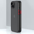 Miniatyrbillede 4 af 4: Coque til iPhone 13 - E.F.CONNECTION - Sort - Semi-stiv - Mat coque - Blød mod huden - 6,1 tomme Svart