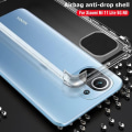Miniatyrbild 4 av 4: VCOMP® för Xiaomi 11 Lite 5G NE- 11 Lite NE 5G 6,55": Ultrabeständigt stötsäkert mjukt TPU-silikonfodral - Transparent VIT