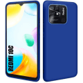 Miniatyrbillede 1 af 4: Blå silikone beskyttelsescover til Xiaomi Redmi 10C - E.F.CONNECTION Blå