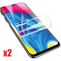 Miniatyrbild 1 av 4: Mjuk film för Redmi Note 9 - Paket med 2 - Högt motstånd - Genomskinlig Transparent