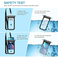 Miniatyrbillede 3 af 6: Vandtæt Case til Redmi Note 14/Note 14 Pro/Note 14 Pro Plus/Note 13/Note 12/Note 11/11S/Note 10 - Følsom Berøring - Sort Svart