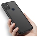 Miniatyrbillede 3 af 4: Beskyttelsesetui til Oneplus Nord N100 - E.F.CONNECTION - Blød sort silikone - Præcis skæring Svart