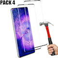 Miniatyrbillede 1 af 4: Lot-4 hærdet glas til OPPO Find X5 High Definition skærmbeskytter Transparent