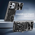 Miniatyrbillede 4 af 4: Coque til Xiaomi Redmi Note 14 5G - med Magnetisk Ring Kamerabeskyttelse Sort Svart