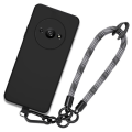 Miniatyrbild 1 av 4: Coque - Xiaomi - Redmi A3 - Stötsäker Skydd - Hybrid Silikon - Avtagbar Armband Grå Svart grå