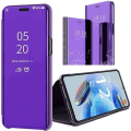 Miniatyrbillede 1 af 4: Etui til Xiaomi Redmi Note 12 Pro 5G Flip Clear View Protection Stødsikker - Lilla