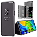 Miniatyrbild 1 av 4: Coque för Redmi Note 9 - E.F.CONNECTION - Svart - Genomskinligt Fönster - Förstärkt Skydd svart