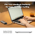 Miniatyrbillede 5 af 6: Ultra Tynd og Transparent Cover Kompatibel med MacBook Air 15 Tommer M4 M3 M2 med Touch ID, 2025 2024 2023 A3241 A2941 A3114 Färg: Färglös kristall