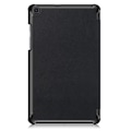 Miniatyrbild 3 av 4: Smart fodral - Toproduits® - Galaxy Tab A7 Lite 8,7" - Ultratunt - Stylus ingår - Mikrofiberskydd Svart
