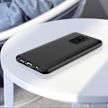 Miniatyrbillede 4 af 4: Beskyttelsesetui til Redmi Note 9 (6,53") - E.F.CONNECTION - Sort - Blødt - Matt etui Svart