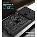 Miniatyrbillede 2 af 4: Beskyttelsesetui til Redmi Note 8 Pro - E.F.CONNECTION - Sort - Rigid - Mat - Etui med ringstøtte Svart