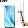 Miniatyrbillede 1 af 4: [3 styk] Hærdet glas til Xiaomi Mi 11 Lite skærmbeskytter Transparent