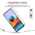 Miniatyrbillede 3 af 4: Skærmfilm - E.F.CONNECTION - Redmi Note 10 4G - Hærdet glas - Høj modstand - Anti-Trace Transparent med svart kant