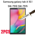 Miniatyrbillede 1 af 4: Skærmbeskytter Film, 2 STK Hærdet glas Skærmbeskytter til Samsung Galaxy Tab A 10.1 2019 T510 - Type T510 glas 2 STK