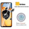 Miniatyrbild 4 av 4: [2 delar] - E.F.CONNECTION - Härdat Glas - för Xiaomi Redmi 13C - Ultra tunn - Repfria Transparent