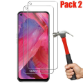 Miniatyrbild 1 av 4: Härdat glas - OPPO - A54 5G - 2 bitar - Skärm skydd - Hög klarhet Transparent