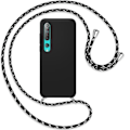 Miniatyrbillede 1 af 4: Beskyttelsescover - E.F.CONNECTION - Xiaomi 10 - Blød - Sort - Med Snor Svart