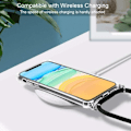 Miniatyrbild 4 av 4: Coque Bandoulière För iPhone 11 (6.1") - E.F.CONNECTION - Mjuk - Transparent-Marinblå Transparent-marinblå