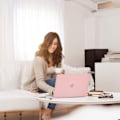 Miniatyrbild 5 av 6: Skal till MacBook Pro 16 Tum M4 M3 M2 M1 Pro/Max 2024 2023 2021, Hård Slim Transparent Matt Rosa Rosa