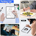 Miniatyrbild 2 av 6: Stylus för iPad - Hög Precision - Palmavvisning - Magnetisk Fäste - 2 Utbytes spetsar Vit