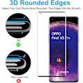Miniatyrbild 4 av 4: [4 delar] Transparent härdat glas för OPPO Find X5 Pro Transparent