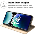 Miniatyrbild 2 av 6: Skydd skal för Xiaomi Redmi Note 14 Pro Plus 5G/Note 14 Pro+ 5G, Slitstarkt syntetläder - Guld gyllene