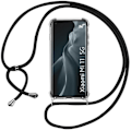 Miniatyrbillede 1 af 4: Beskytteksel - E.F.CONNECTION - Xiaomi Mi 11 - Blød - Transparent-Sort - Stødabsorberende Transparent-svart