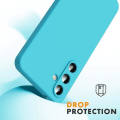 Miniatyrbillede 2 af 4: Coque - Xiaomi - Redmi Note 13 5G - Silikonevæske - Mat Blå - Anti-rids Blå