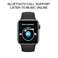 Miniatyrbild 6 av 6: Original IWO 14 T900 Pro Max Smart Watch Series 7 Bluetooth Call 44mm blodtrycksmätare Smartwatch Klockor för Apple Android Add Silver Steel