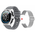 Miniatyrbild 1 av 6: GT69 Smart Watch For Herr Dam TWS Trådlös Stereo hörlurar Bluetooth Call Väder Puls Customized Dial Smartwatch Dual Strap(.168)