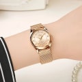 Miniatyrbild 2 av 6: 2022 WWOOR Modemärke Damklockor Lyx Diamond Rose Gold Dam Watch Elegant watch för tjejer montre femme gold box