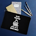 Miniatyrbild 1 av 6: Yo Soy Profesor Cual Es Tu Superpoder Spanska sminkväskor Lärare Canvas Penna Förvaringspåse Resetoalettartiklar Organizer Presenter W01326-TBBK-D