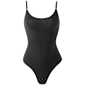 Miniatyrbild 1 av 6: Seamless Shapewear Body Kvinnor Magkontroll Kompression Kroppsformare Waist Trainer Slimmande underkläder i ett stycke Black M