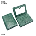 Miniatyrbild 1 av 6: Visitkortshållare Dam Bifold Läder Kreditkortsfodral Case Anpassad Män Ko Äkta Läder dark  green