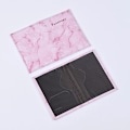 Miniatyrbild 3 av 6: Nya kvinnor Söt läder Passport Cover Flygbiljetter för kort Rese Passport Holder Plånbok Case Black(.2247)