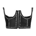 Miniatyrbild 5 av 6: Mode Lyxbälten för kvinna Svart Pu-lädersele Midjebälte Goth Korsett Bondage Bälte Damaccessoarer Gotiska kläder belt 4 Adjustable