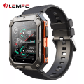 Miniatyrbild 2 av 6: LEMFO C20Pro Smart Watch Herr Sport Smartwatch IP68 Vattentät Bluetooth Call 35 Days Standby 123 Sport Modes 1,83 tums HD-skärm Black