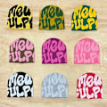 Miniatyrbild 2 av 6: Mea Culpa Beanies för Män och Kvinnor - Kvalitetsmössa, Varm, Kpop-Mode, Hundra TakeCap Ins, Ny Net Red Design Meaculpa Beanie hongbai One Size