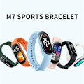 Miniatyrbild 3 av 6: M7 Smart Watch Herr Dam Smartband Puls Smartwatch Fitness Tracker Blodtryck Sport Smart Armband för Band 7 Red With Original Box
