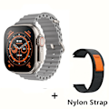 Miniatyrbild 1 av 6: 49mm Ny Smart Watch För Apple Ultra 8 NFC GPS Track Herr Dam Smartwatch Series 8 Termometer BluetoothCall Vattentät Sport white and xiaocheNL