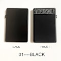Miniatyrbild 1 av 6: Smal RFID mode pop-up tryckknapp case med elasticitetspåse Stöldskydds Creative Smart Wallet Ny namnkortshållare Black