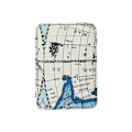 Miniatyrbild 1 av 6: Ultra Slim Camouflage Magic Plånböcker för Kvinnor Män PU Läder Mini ID-kortshållare Myntplånböcker Resor Case Clip Cover Vertical Blue