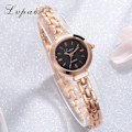 Miniatyrbild 4 av 6: Lvpai Brand Mode Armband Dam Klockor Enkel Design Klassisk Rostfritt stål Analog Quartz Watch Lyx Relogio 2018 Silver White